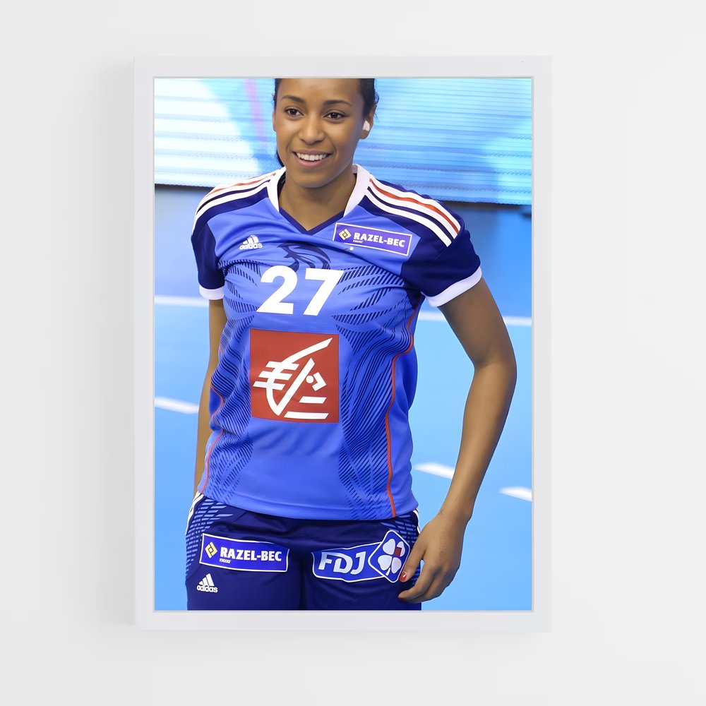 Poster Championne du Court – affiche Handball (vue 3)